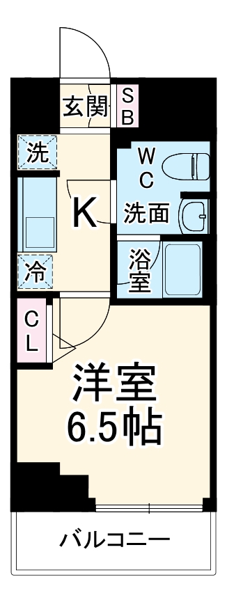 MAXIV横浜吉野町SOUTHの間取り