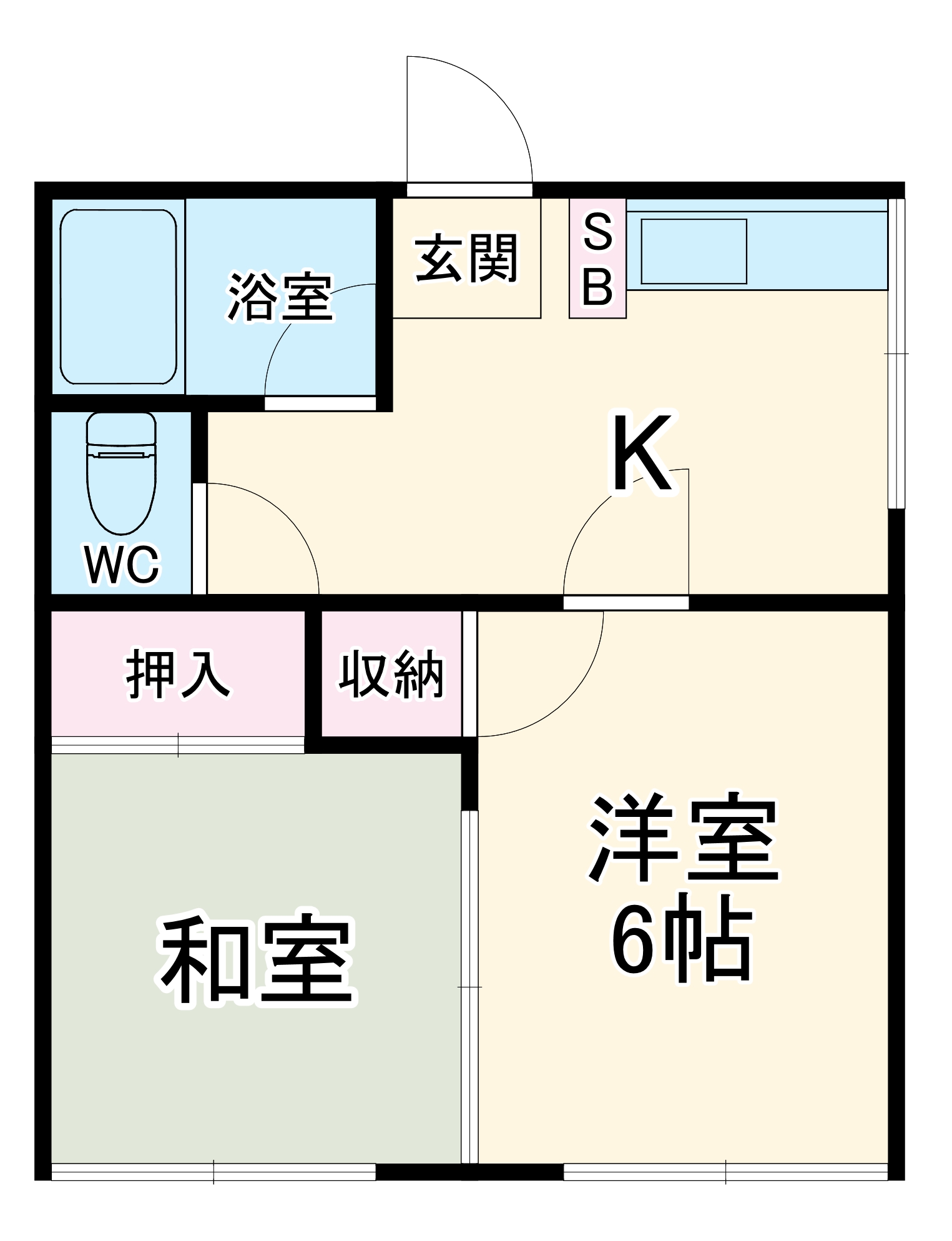 みどりハウスの間取り