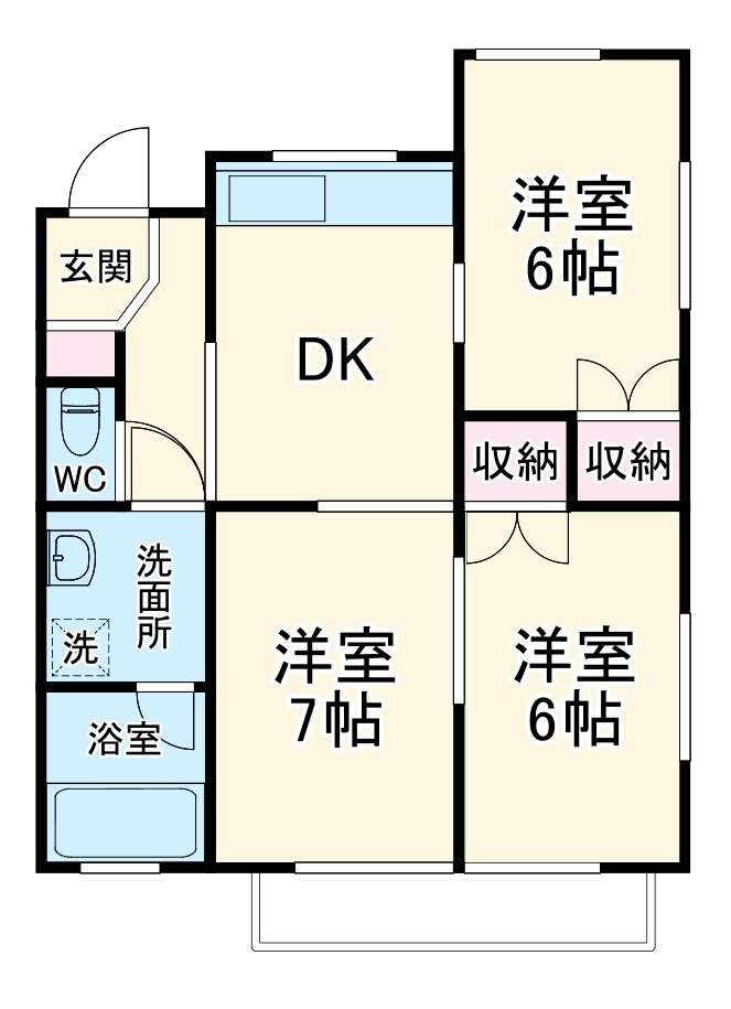 クレスト南足柄の間取り