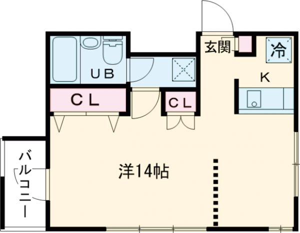 プラティーク門前仲町の間取り