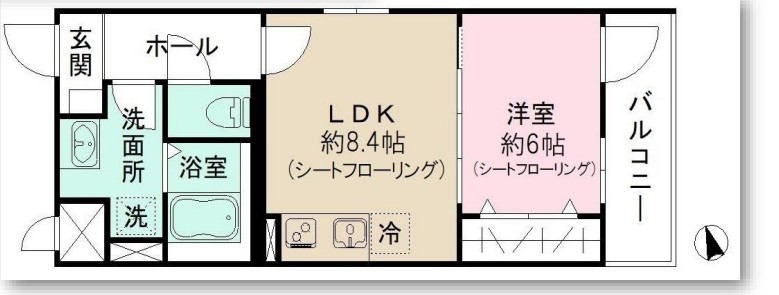 コスモヒルズの間取り