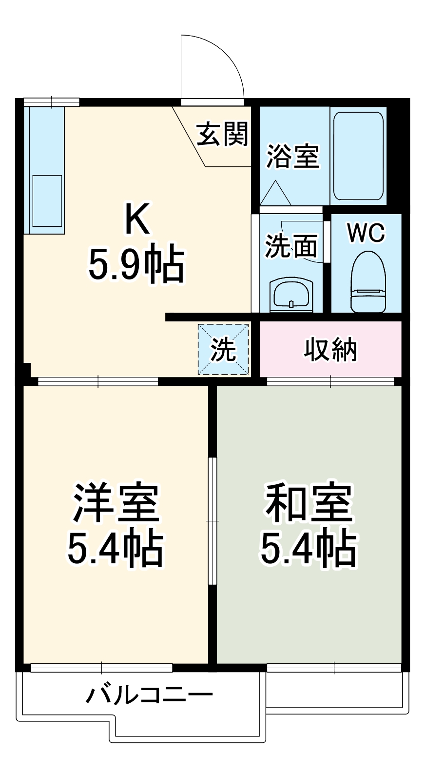 アミニティーライフ桜森の間取り