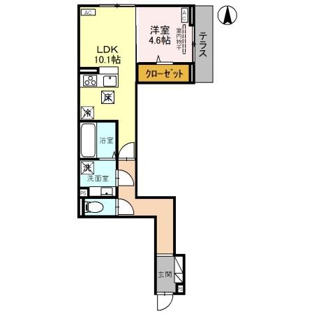 Dアヴァンス高富Aの間取り