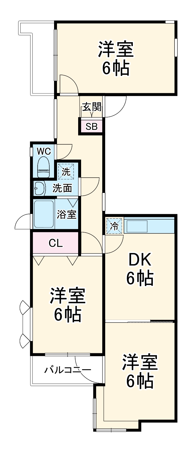 Fujisawa SAKURA Residenceの間取り