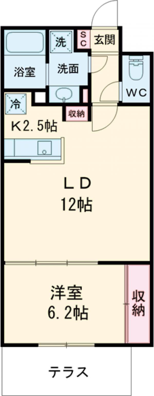 ヴァンベール駒沢の間取り