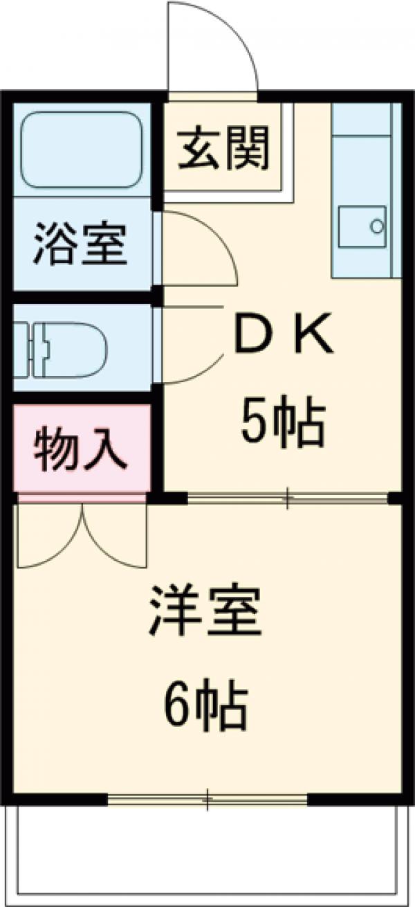 関ハイツの間取り