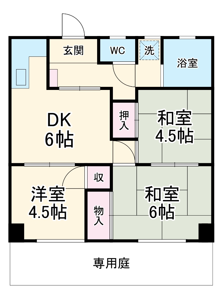 グリーンハイツの間取り