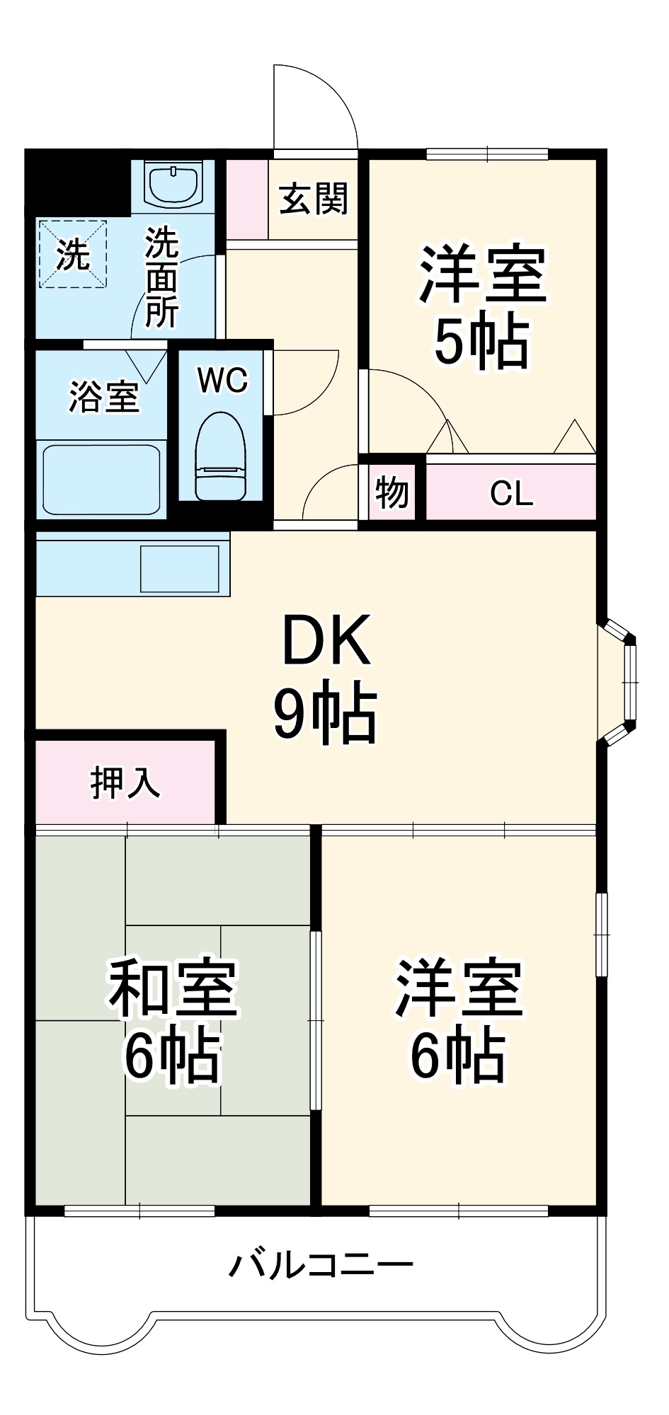 リブラ川崎の間取り