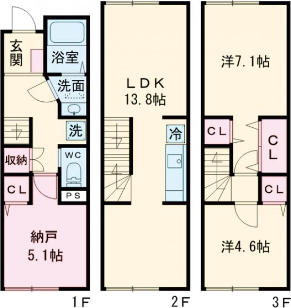 MOK-TERRACE板橋大山の間取り