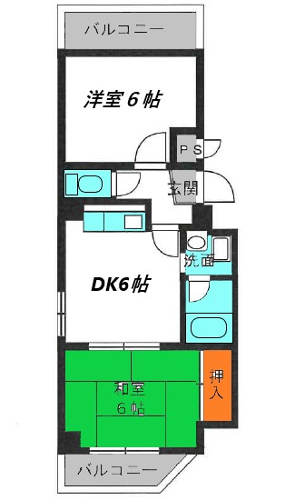 エリータ守口の間取り