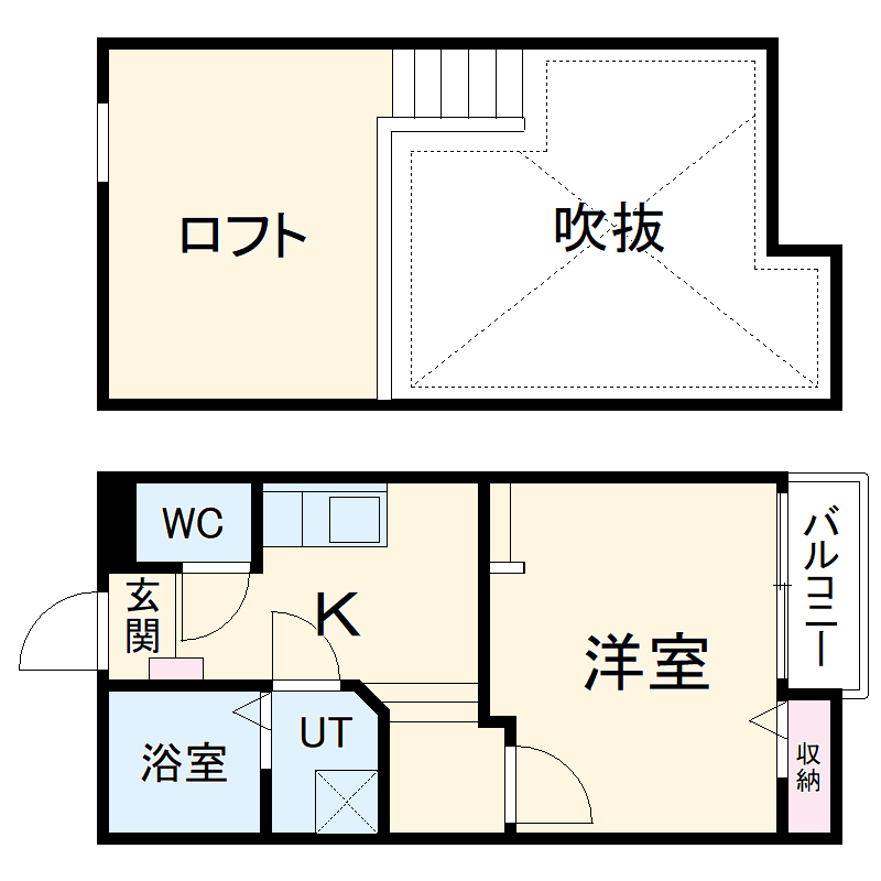 Creo堀田弐番館の間取り
