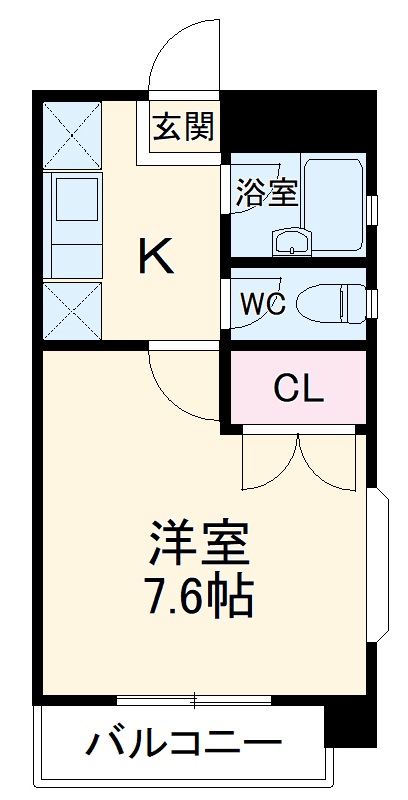 クレスト西枇の間取り
