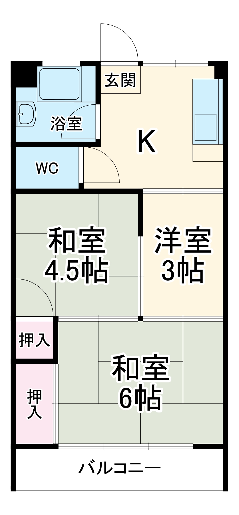 カヤノビルの間取り
