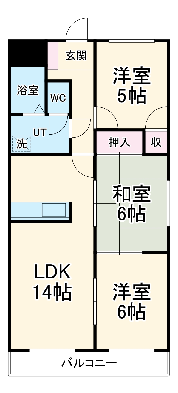 メゾンシャンポールの間取り