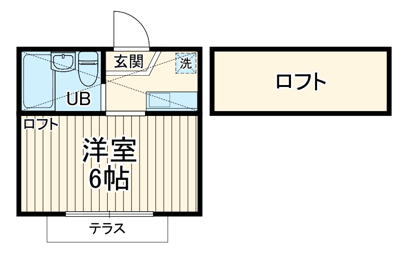 フォリント越谷の間取り