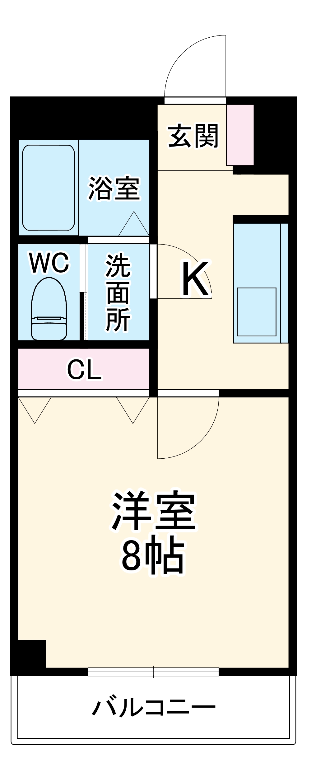 アズールＹ’sの間取り