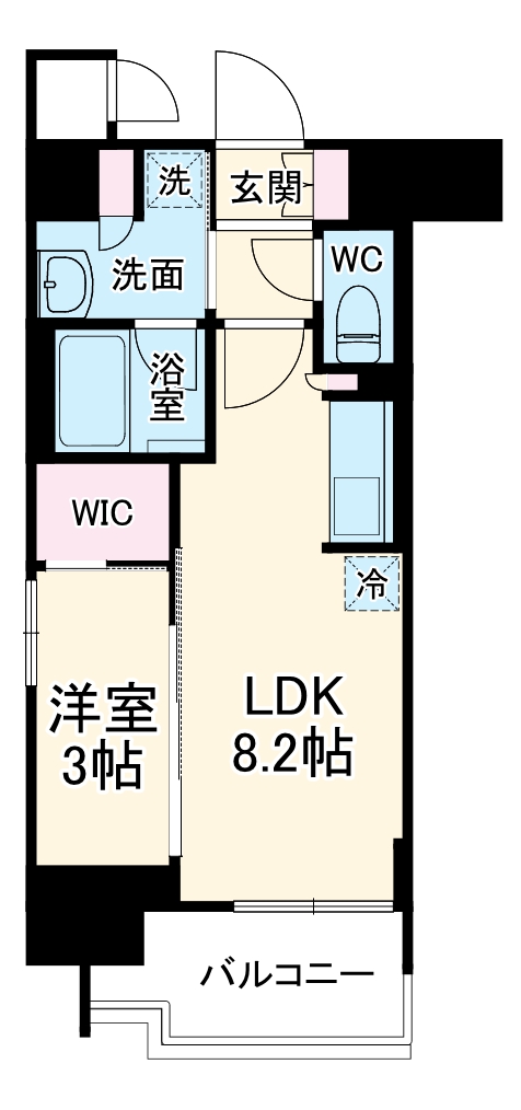 プレサンスレイズ千種今池の間取り