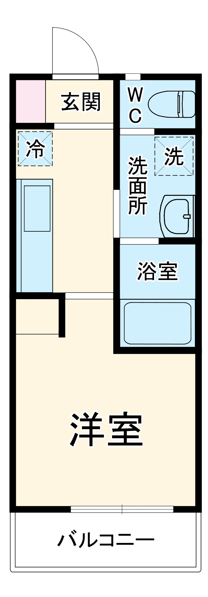 Bright Stage Tsujidoの間取り