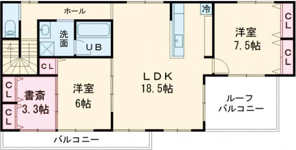 サニーフォレストⅡの間取り