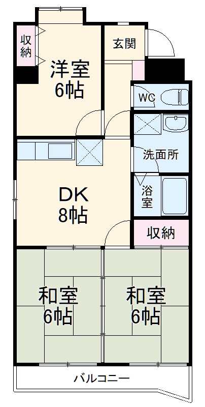 ソシエ221の間取り