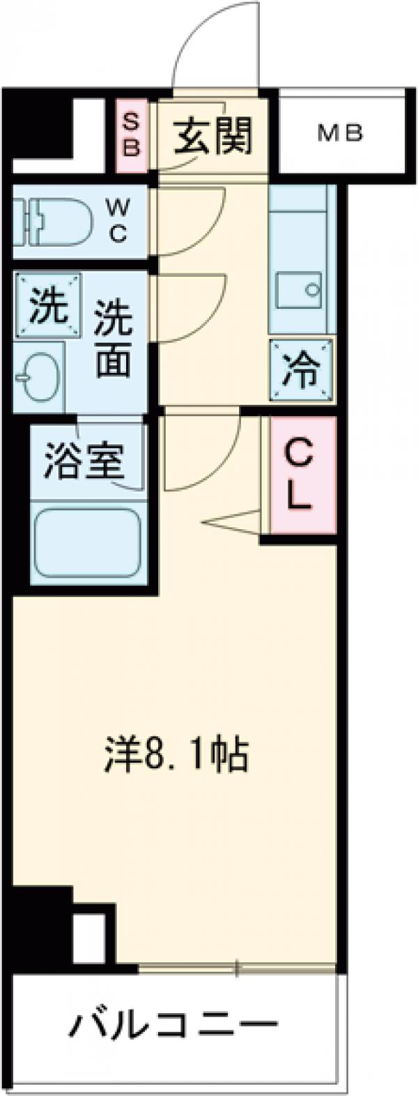 クレヴィスタ綾瀬Ⅲの間取り