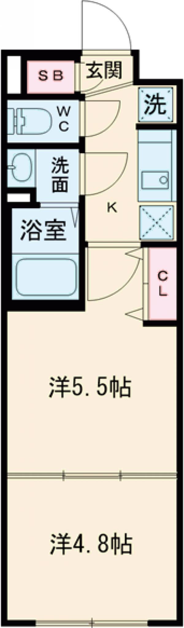 プロスタイルウェルス東武練馬の間取り