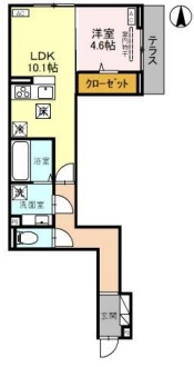 Dアヴァンス高富Bの間取り