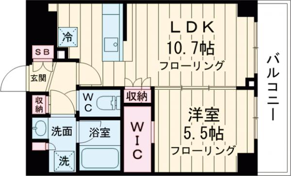 グランドコンシェルジュ練馬中村橋アジールコートの間取り