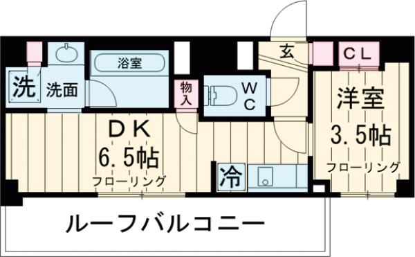 グランドコンシェルジュ練馬中村橋アジールコートの間取り