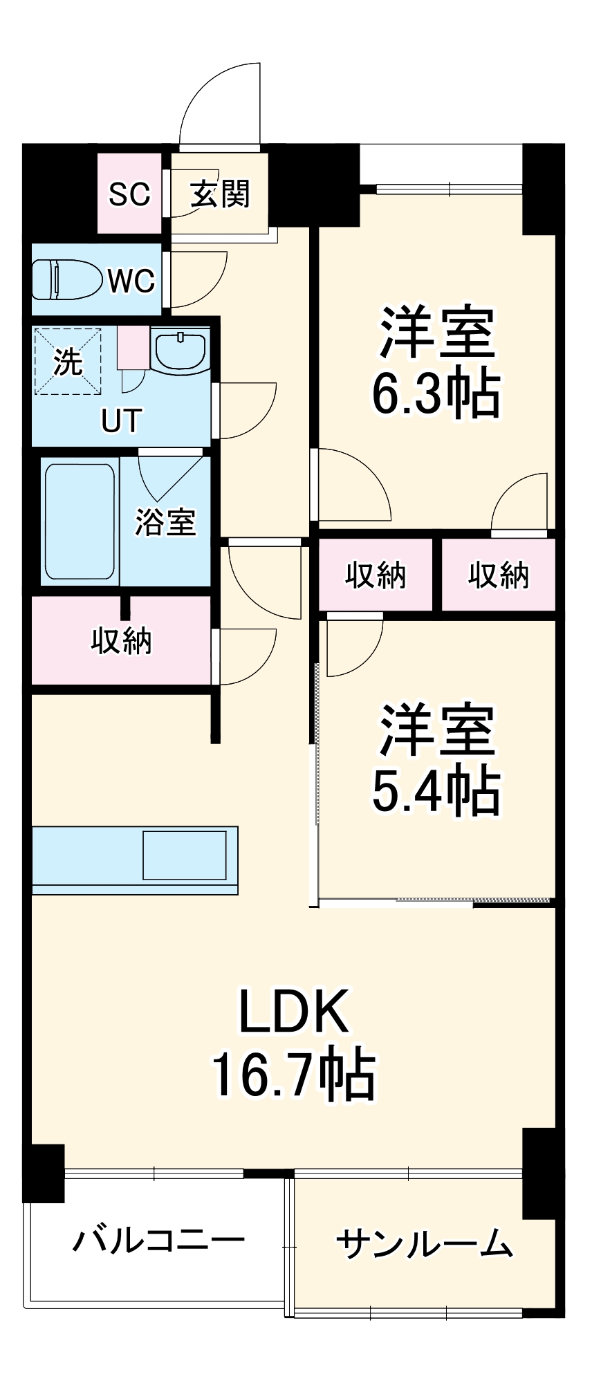 S-RESIDENCE神沢affordの間取り