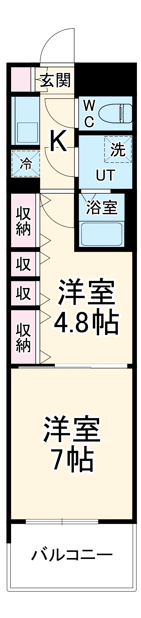 S-RESIDENCE神沢affordの間取り