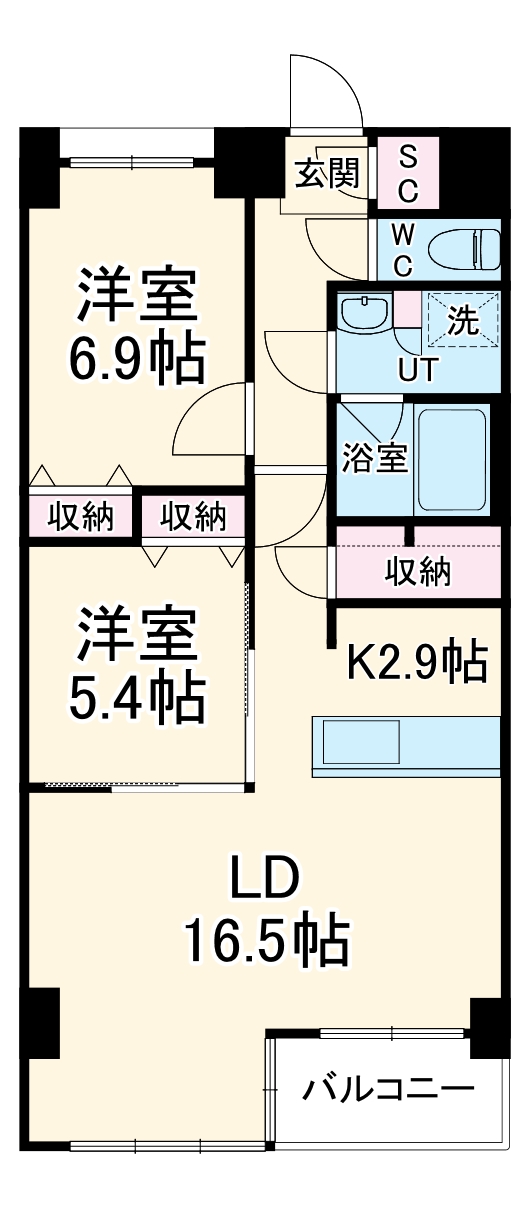 S-RESIDENCE神沢affordの間取り