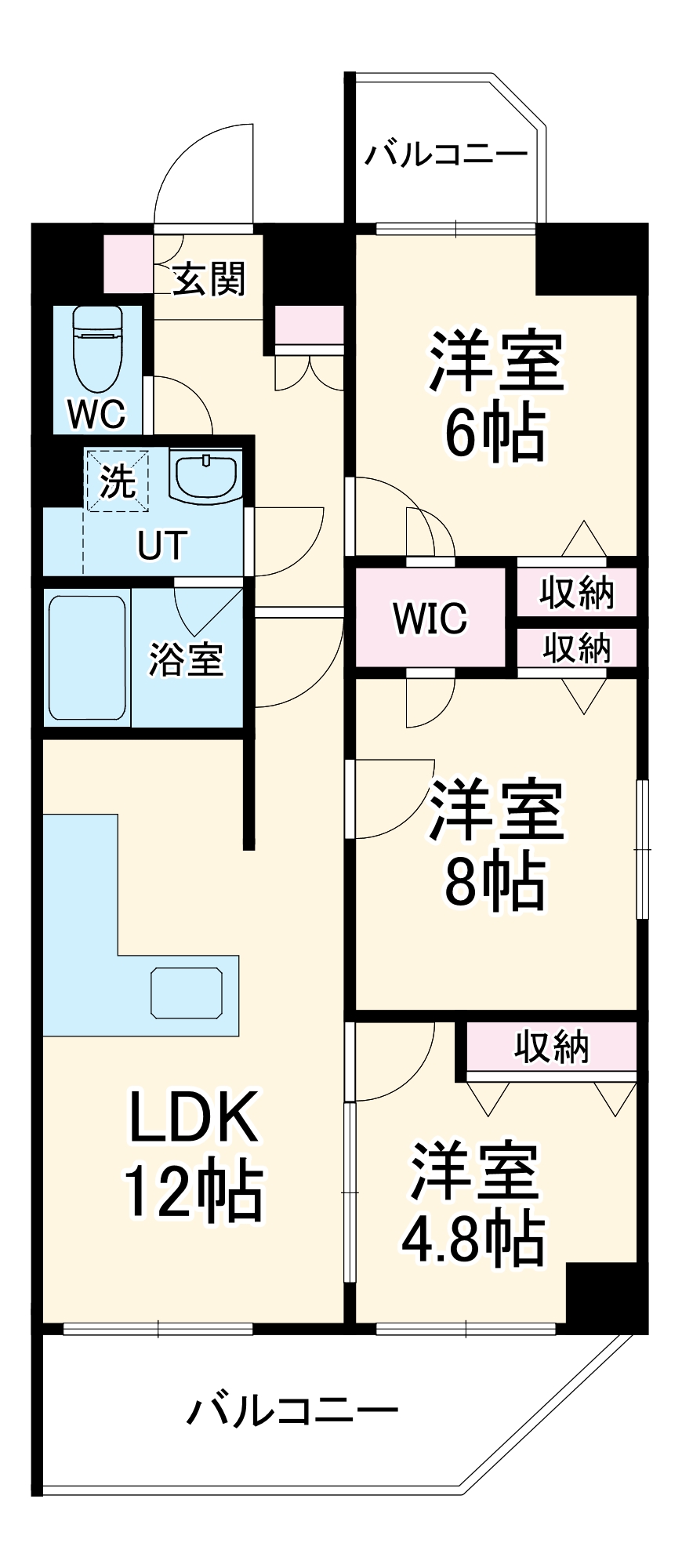 S-RESIDENCE神沢affordの間取り