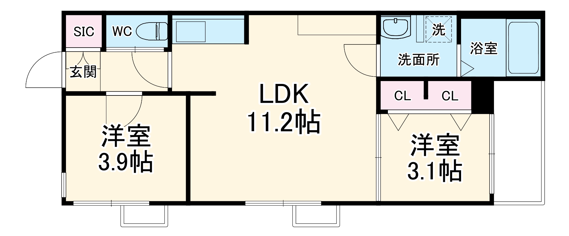 Tidy東海通の間取り