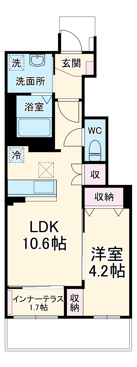 パルク フェルメの間取り