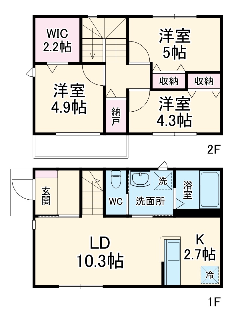 エルメゾンネクスト東宮原の間取り