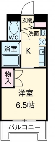 サフィールフォーレ65の間取り