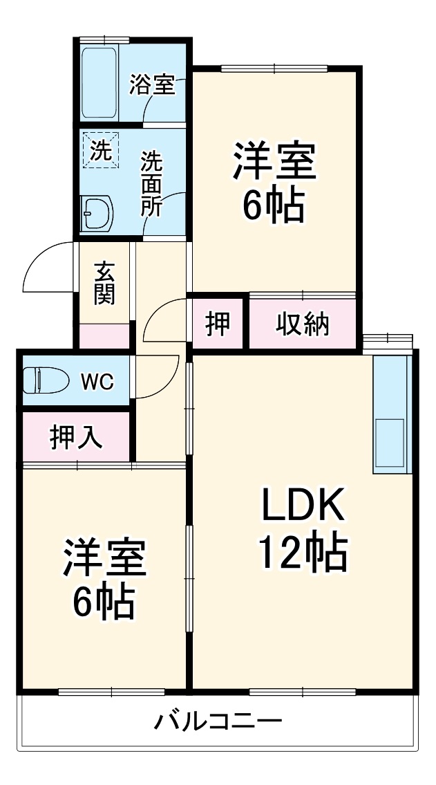 メゾン須磨の間取り