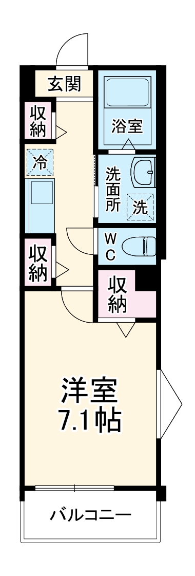 MELDIA鷲宮の間取り