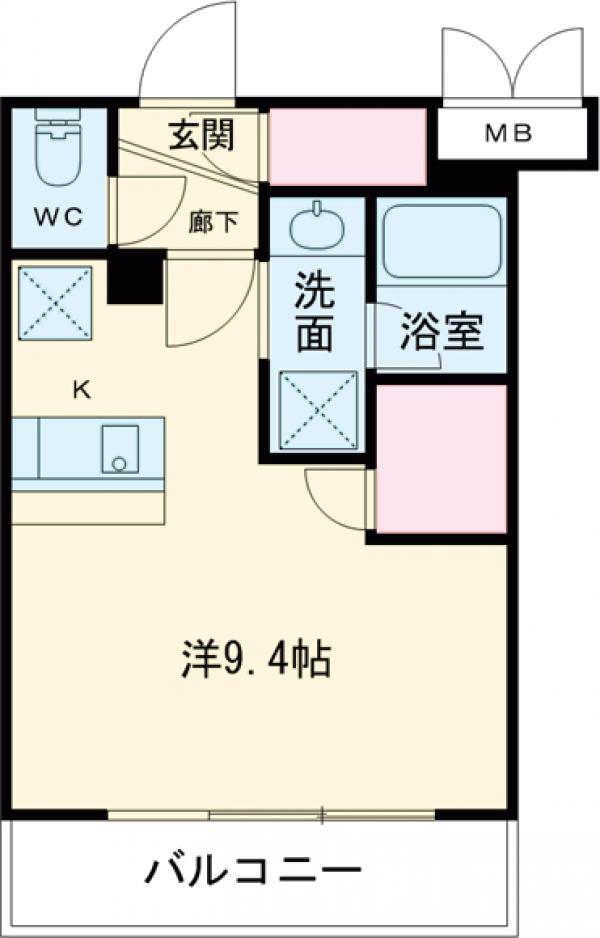 レクシード目白・215号室の間取り