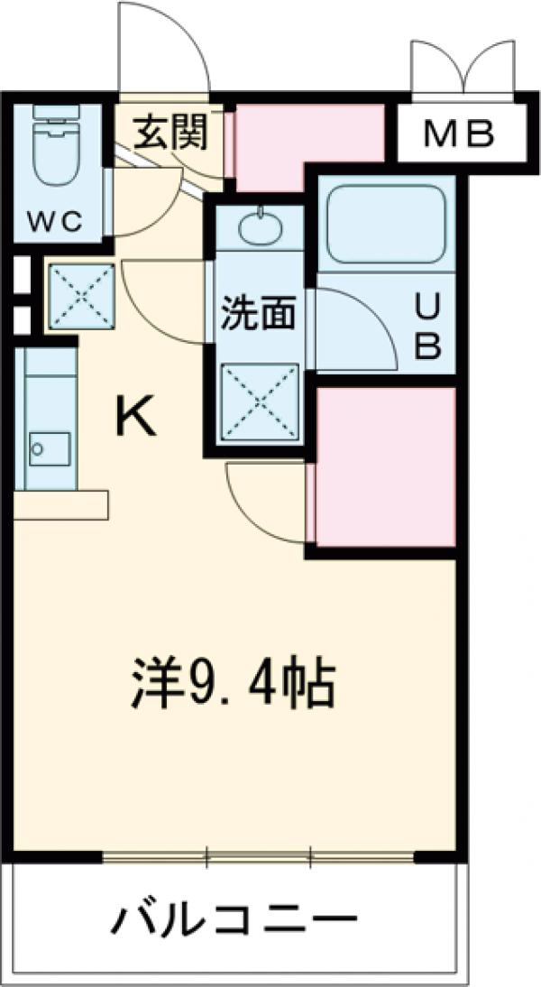 レクシード目白・113号室の間取り