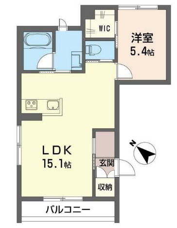 アトリエール小山の間取り