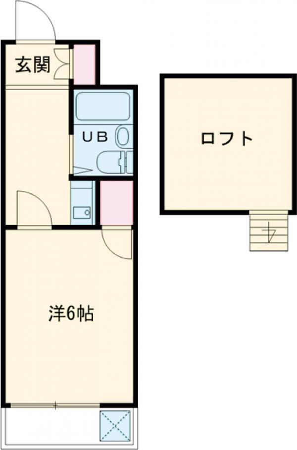 コスモス21・203号室の間取り