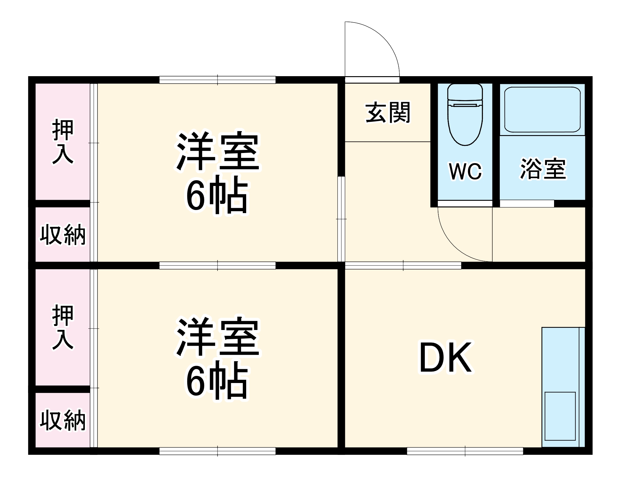 小原荘の間取り