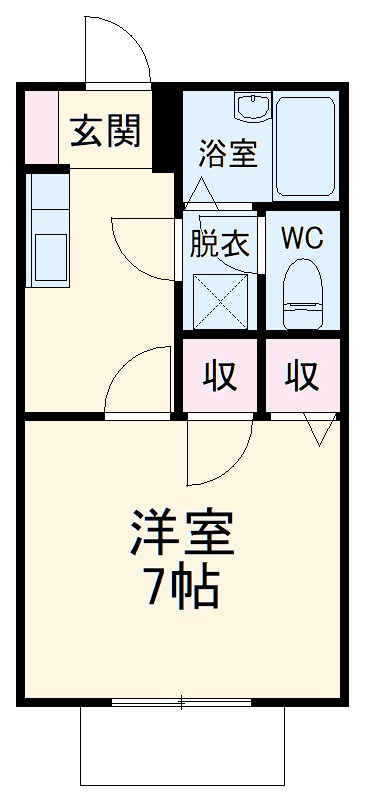 ルミエール Aの間取り