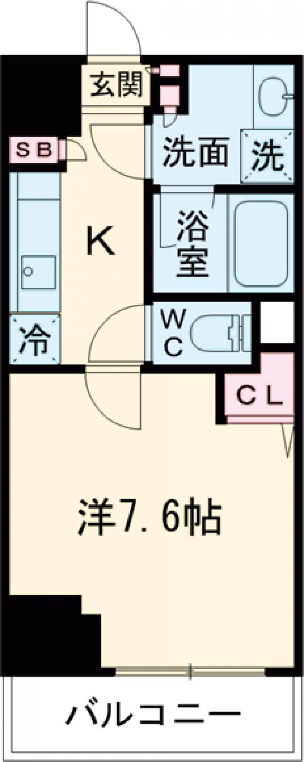 プレミアムキューブG市谷甲良町の間取り
