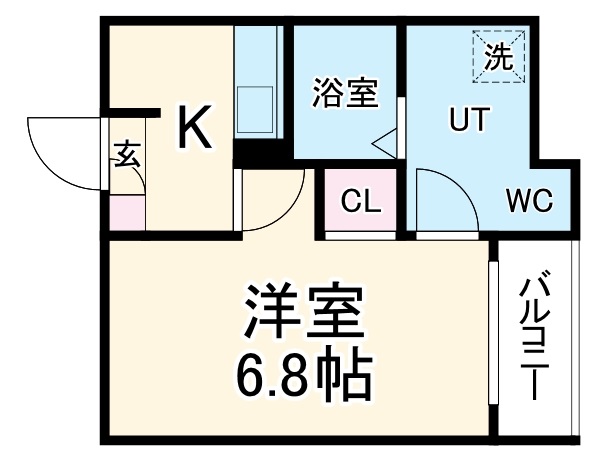メイクスR道徳公園Ⅱの間取り