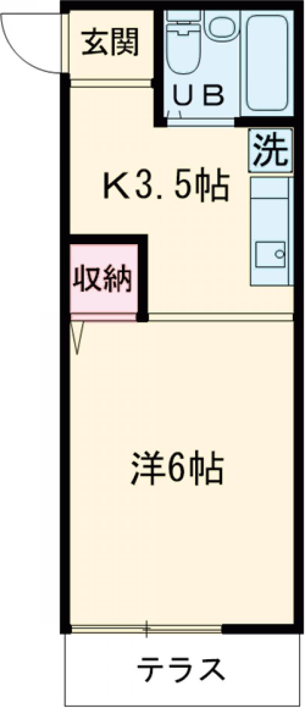 コーポハナブサの間取り