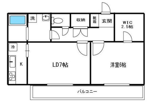 セイコーガーデンⅤの間取り