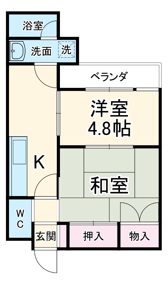新宿マンションの間取り